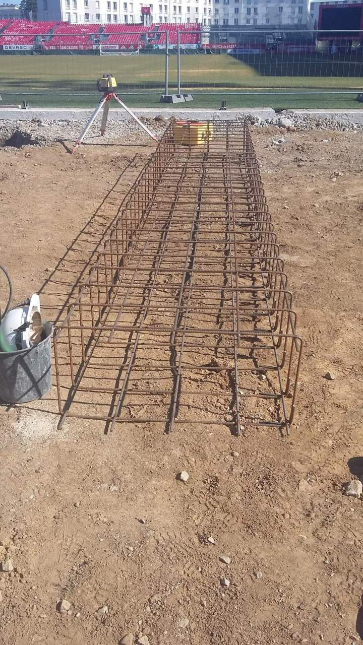 Cage d'armature en acier préfabriquée Brest