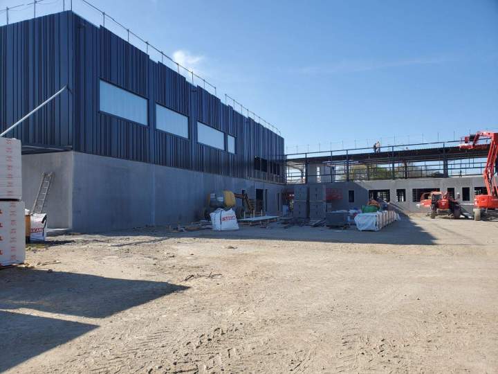 Bâtiment en cours de construction