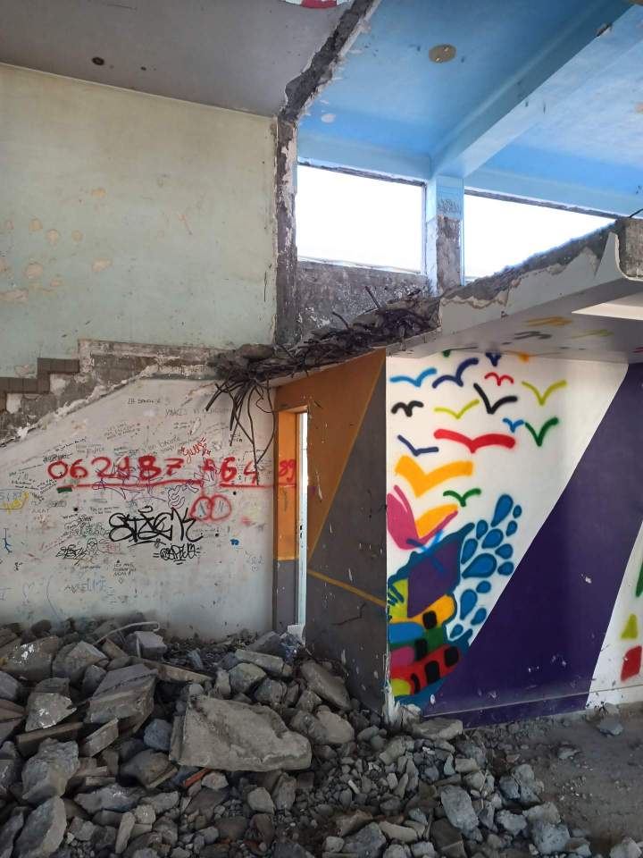Démolition en cours Brest